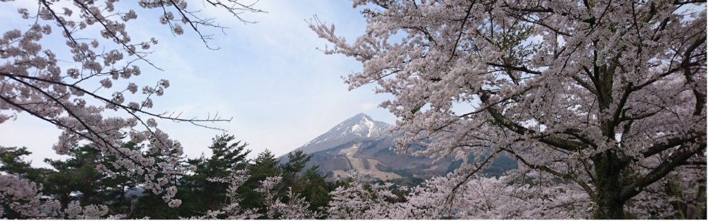 UTK_亀ガ城跡から見た磐梯山