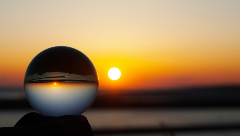 水晶と太陽